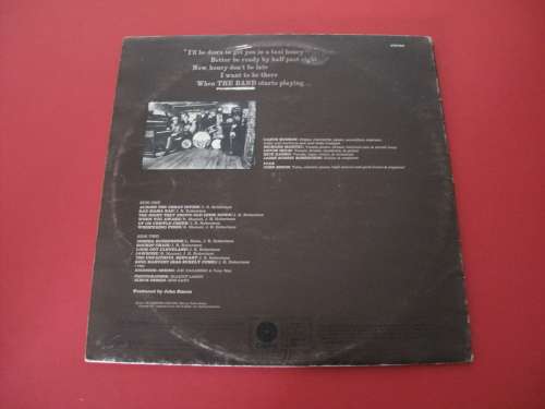 THE BAND - ORIGINAL UK PRESSING VINYL RECORD