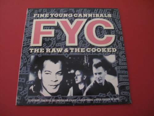 FINE YOUNG CANNIBALS - THE RAW and THE COOKED..ORIGINAL SA PRESSING VINYL RECORD