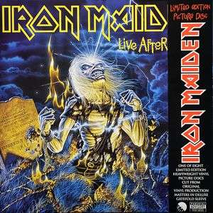Iron Maiden Live After Death 2LP Picture Disc Ltd Vinyl