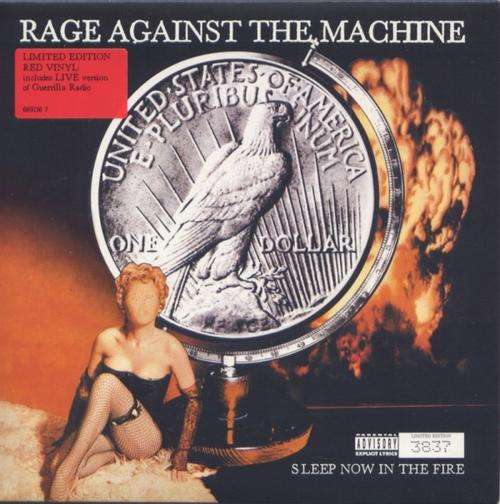 Rage Against The Machine  - Sleep Now In The Fire LP / Vinyl  7" Limited Edition, Red UK 2000