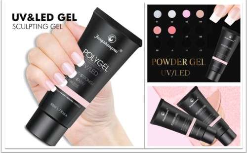 6 Pcs Poly Powder Gel 30ml
