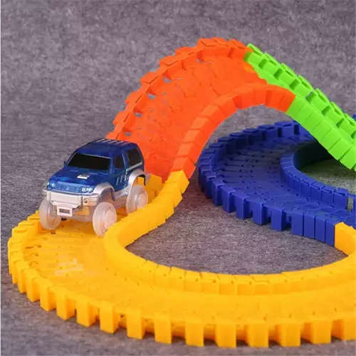 165PCS GLOW IN THE DARK RACING TRACKS