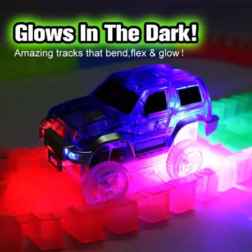 165PCS GLOW IN THE DARK RACING TRACKS