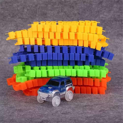 165PCS GLOW IN THE DARK RACING TRACKS