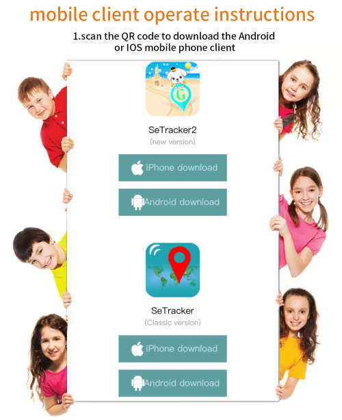 Q50 KIDS GPS EMERGENCY SMARTWATCHES. BLUE, LIGHT BLUE AND PINK