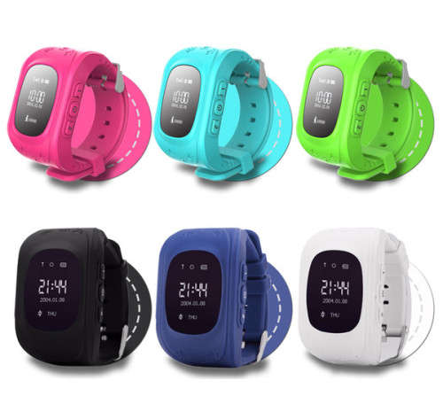 Q50 KID'S GPS TRACKING EMERGENCY SMARTWATCHES. PINK, BLACK, NAVY BLUE AND SKY BLUE