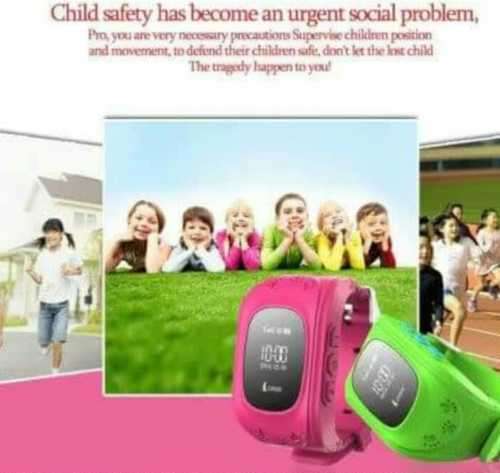 Q50 GPS TRACKING EMERGENCY SOS KIDS SMARTWATCHES. BLACK ONLY