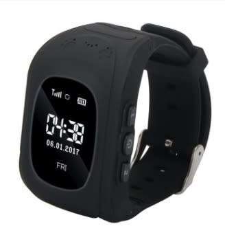 Q50 GPS TRACKING EMERGENCY SOS KIDS SMARTWATCHES. BLACK ONLY