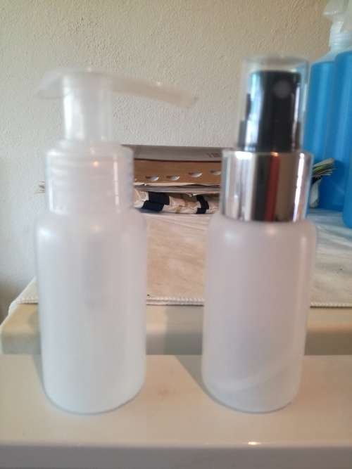 50ML EMPTY SPRAY/PUMP BOTTLES WITH NOZZLE/PUMP