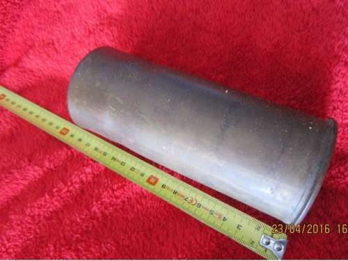 65 mm French Mountain Gun Brass case dated 1917