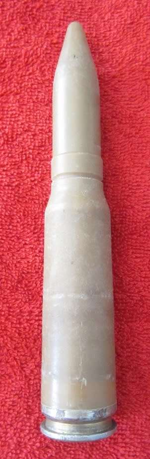 20 x 102 mm M61 Plastic Vulcan Drill Round