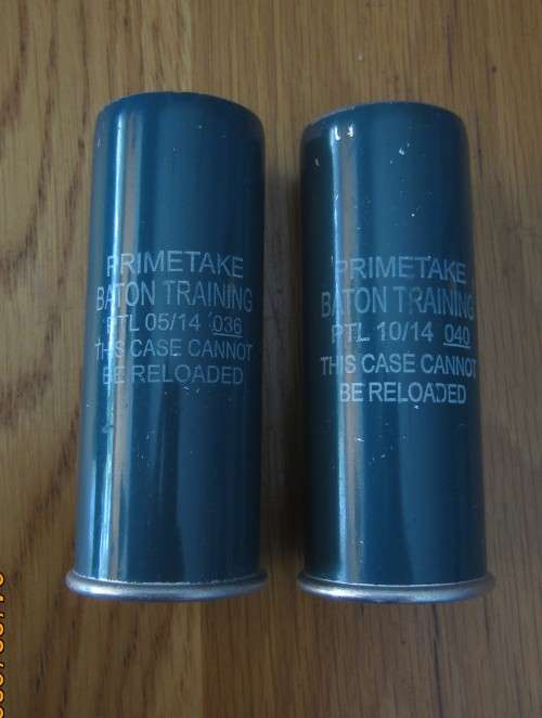 2  British 37  mm Baton Training Cases