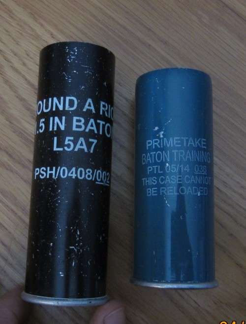 2 British Baton Round Cases