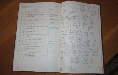 Illustrated Parts List for Garratt Steam Engine dated 1938