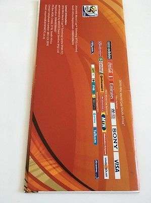 2010 FIFA WORLD CUP Official Ticket Guide & Ticket