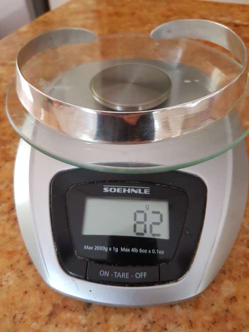 Solid Sterling Silver Neckpiece 82 grammes. Marked 925. High gloss brushed finish.