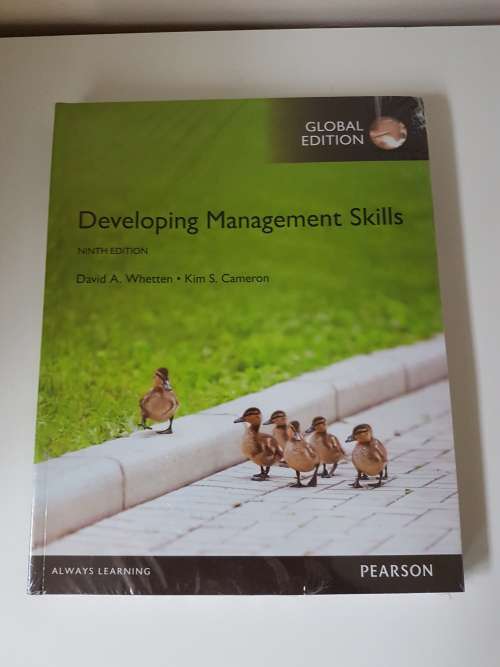 Developing Management Skills by Whetten and Cameron. 9th Edition. BRAND NEW AND IN SHRINKWRAP.