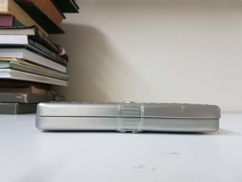 New bible in a solid metal box with magnetic clasp. New Living Translation.