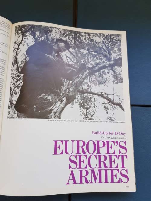 COMPLETE History of the Second World War. 8 Volumes. Published by Purnell.