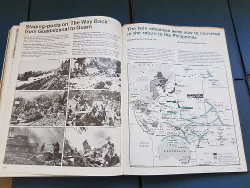 COMPLETE History of the Second World War. 8 Volumes. Published by Purnell.