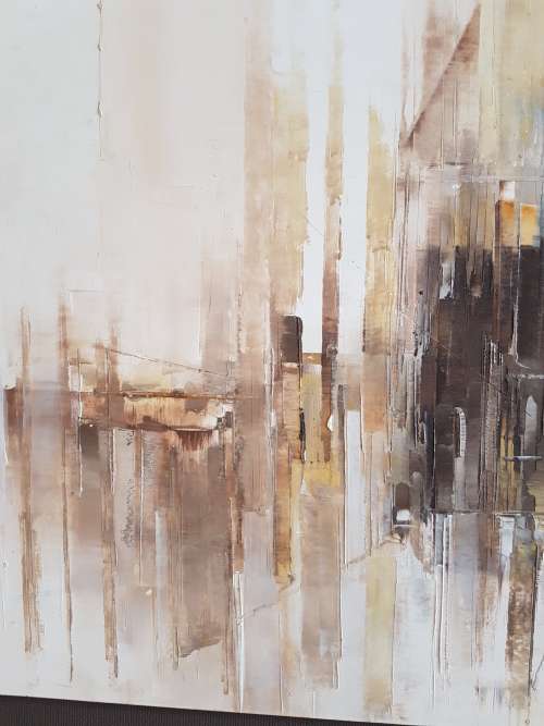 Julian D. Fisher. South African and Australian artist. Oil on Board, Framed and Signed. Abstract.