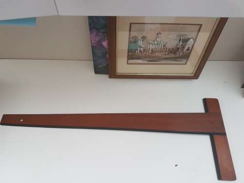 T Square 32 inch Faber and Castell. Made in Germany. 88 cm long.
