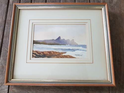 Peter Mills Cape of Good Hope Original watercolour, hand signed and dated Superb frame