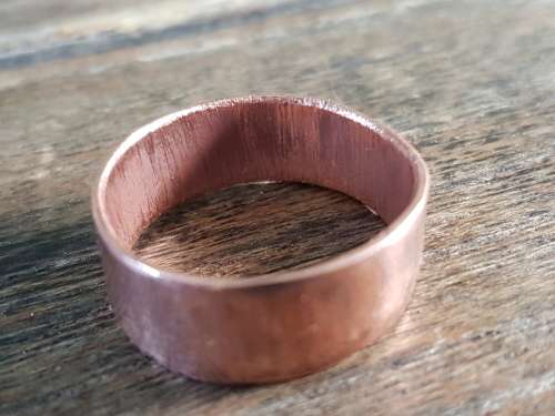 Pure Copper Band Ring.