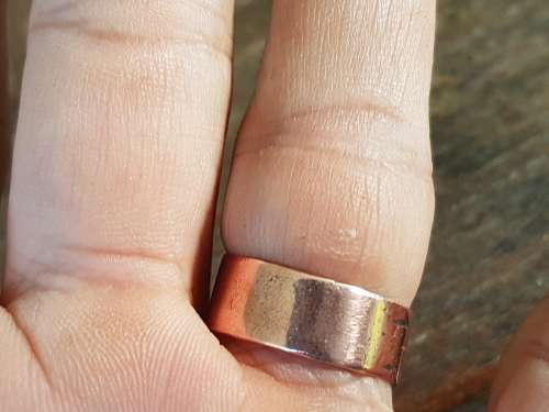 Pure Copper Band Ring.