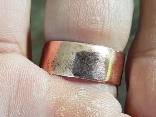 Pure Copper Band Ring.
