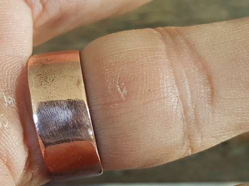 Pure Copper Band Ring.