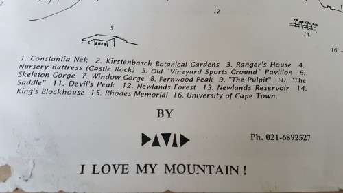 Spring Morning - Clear Mountain 47/200. By David.  From Claremont, Cape Town. Framed. Excellentcond.