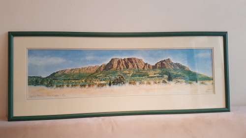 Spring Morning - Clear Mountain 47/200. By David.  From Claremont, Cape Town. Framed. Excellentcond.