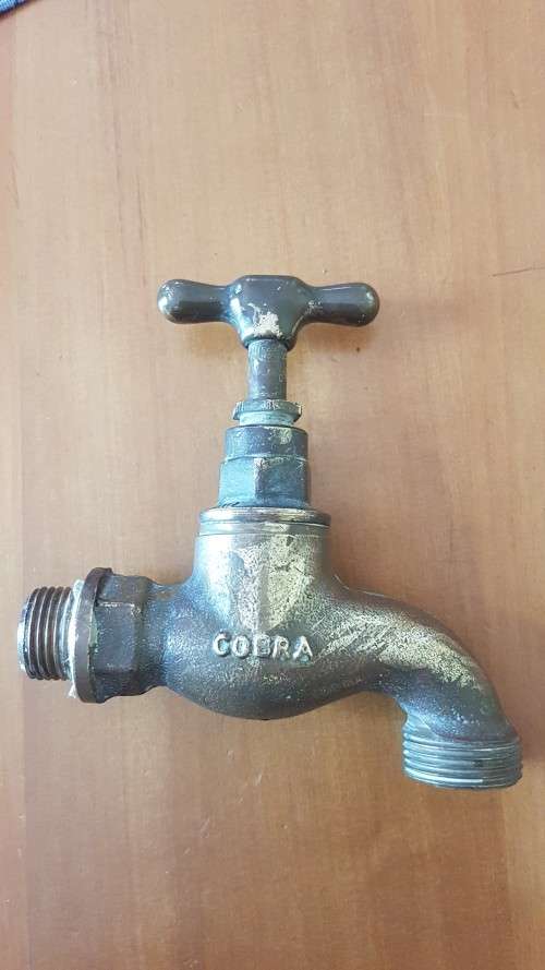 Solid Brass Cobra SABS 2260 Tap. Complete, in good shape.