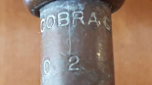 Solid Brass Cobra SABS 2260 Tap. Complete, in good shape.