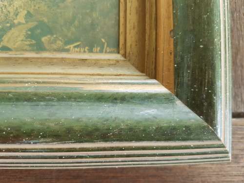 Tinus de Jongh Framed Print.  Voortrekker Uitspan in die Berge/ Camp in the Mountains