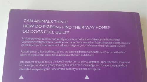 Animal Cognition. Evolution, Behavior and Cognition.  Second Edition. By Wynne and Udell.