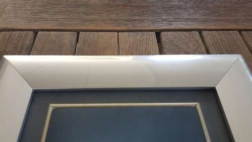 Cecilia van Heerden. Cloud Study . Exquisite Minature Oil with Chrome Frame!