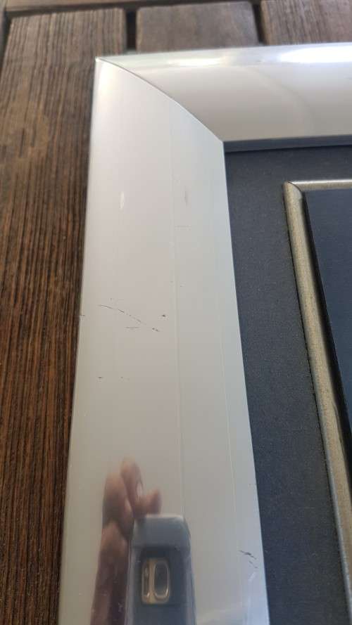 Cecilia van Heerden. Cloud Study . Exquisite Minature Oil with Chrome Frame!