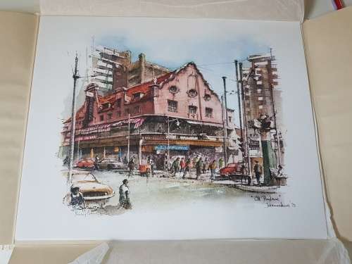 Philip Bawcombe.  Johannesburg. 12 MINT signed prints. 2 White Folios. Edition limited to 500.