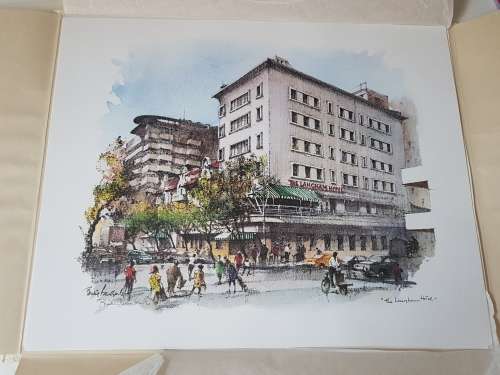 Philip Bawcombe.  Johannesburg. 12 MINT signed prints. 2 White Folios. Edition limited to 500.