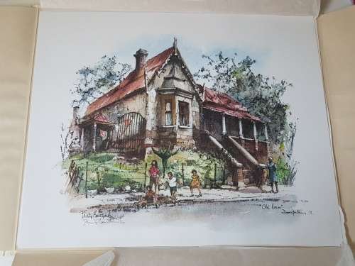 Philip Bawcombe.  Johannesburg. 12 MINT signed prints. 2 White Folios. Edition limited to 500.