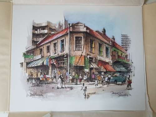 Philip Bawcombe.  Johannesburg. 12 MINT signed prints. 2 White Folios. Edition limited to 500.