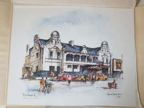 Philip Bawcombe.  Johannesburg. 12 MINT signed prints. 2 White Folios. Edition limited to 500.
