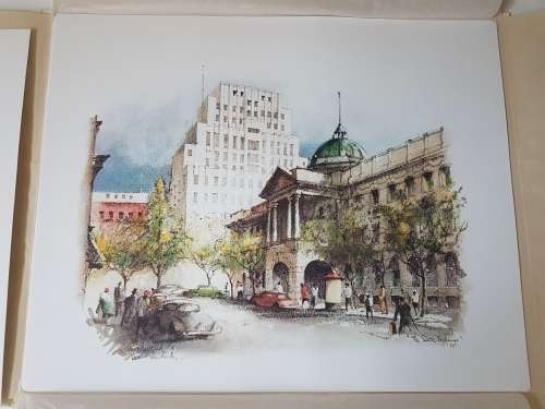 Philip Bawcombe.  Johannesburg. 12 MINT signed prints. 2 White Folios. Edition limited to 500.