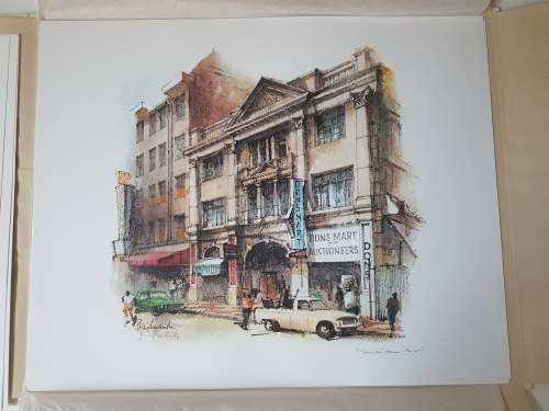 Philip Bawcombe.  Johannesburg. 12 MINT signed prints. 2 White Folios. Edition limited to 500.