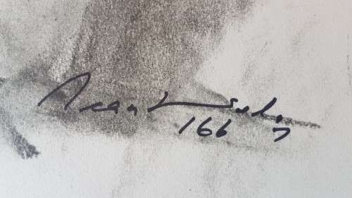 Jean Welz.  Resting Model. HAND SIGNED LIMITED EDITION PRINT. HAND NUMBERED 166/300.