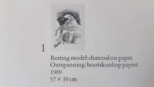 Jean Welz.  Resting Model. HAND SIGNED LIMITED EDITION PRINT. HAND NUMBERED 166/300.