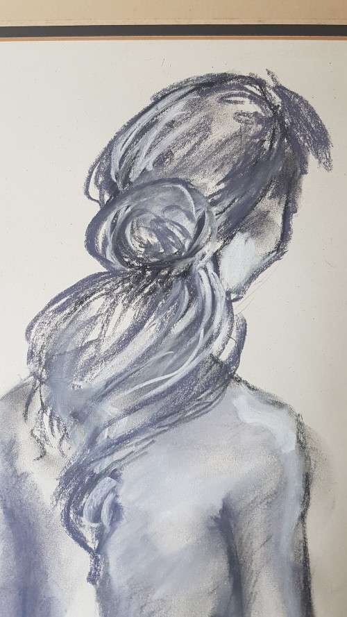 Robert Broadley ( 1908-1988 )  Nude Pastel, Watercolour and Pencil Original on Paper SIGNED, DATE