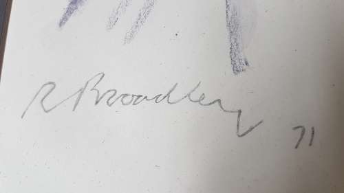 Robert Broadley ( 1908-1988 )  Nude Pastel, Watercolour and Pencil Original on Paper SIGNED, DATE